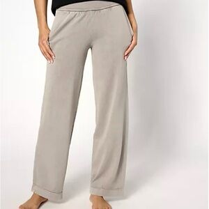 Barefoot Dreams Sunbleached Coordinating Wide-Leg Seamed Lounge Pant
